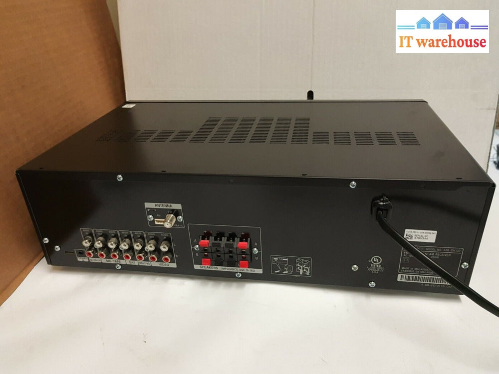 - Sony Str Str-Dh130 2 Channel Fm 200 Watt Receiver Tested (No Remote)
