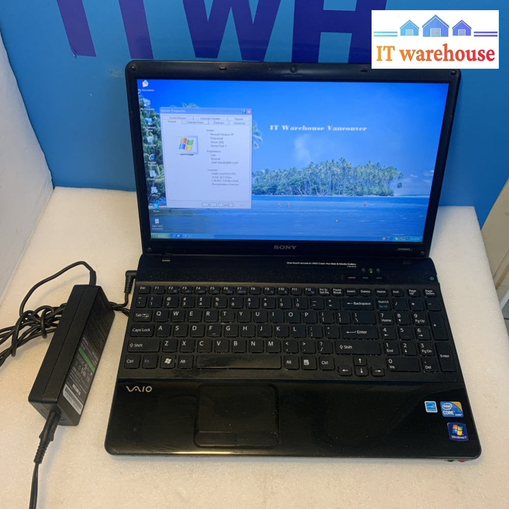 Sony VAIO PCG-71314L Laptop i5 M430 4GB RAM 320GB HDD WIN XP PRO