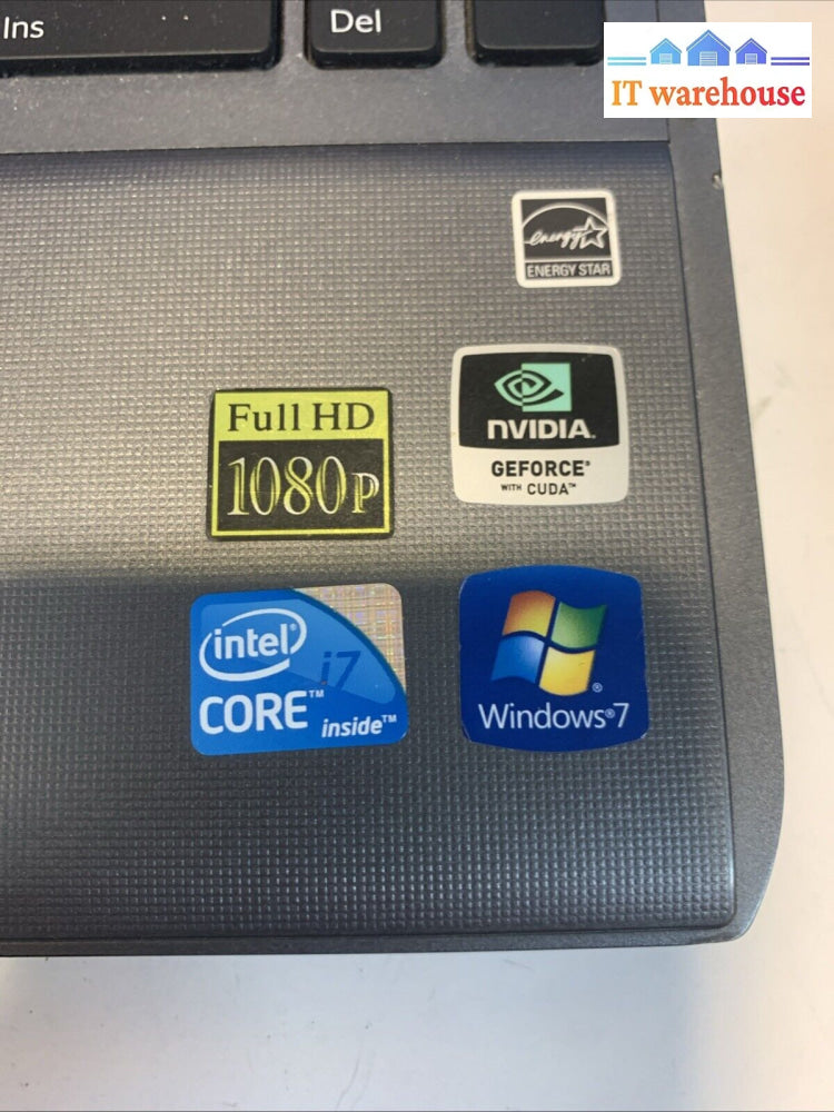 Sony Vaio PCG-81114l 16.5’’ i7-Q740 4GB 500GB Windows XP Blu-ray drive GT-330M