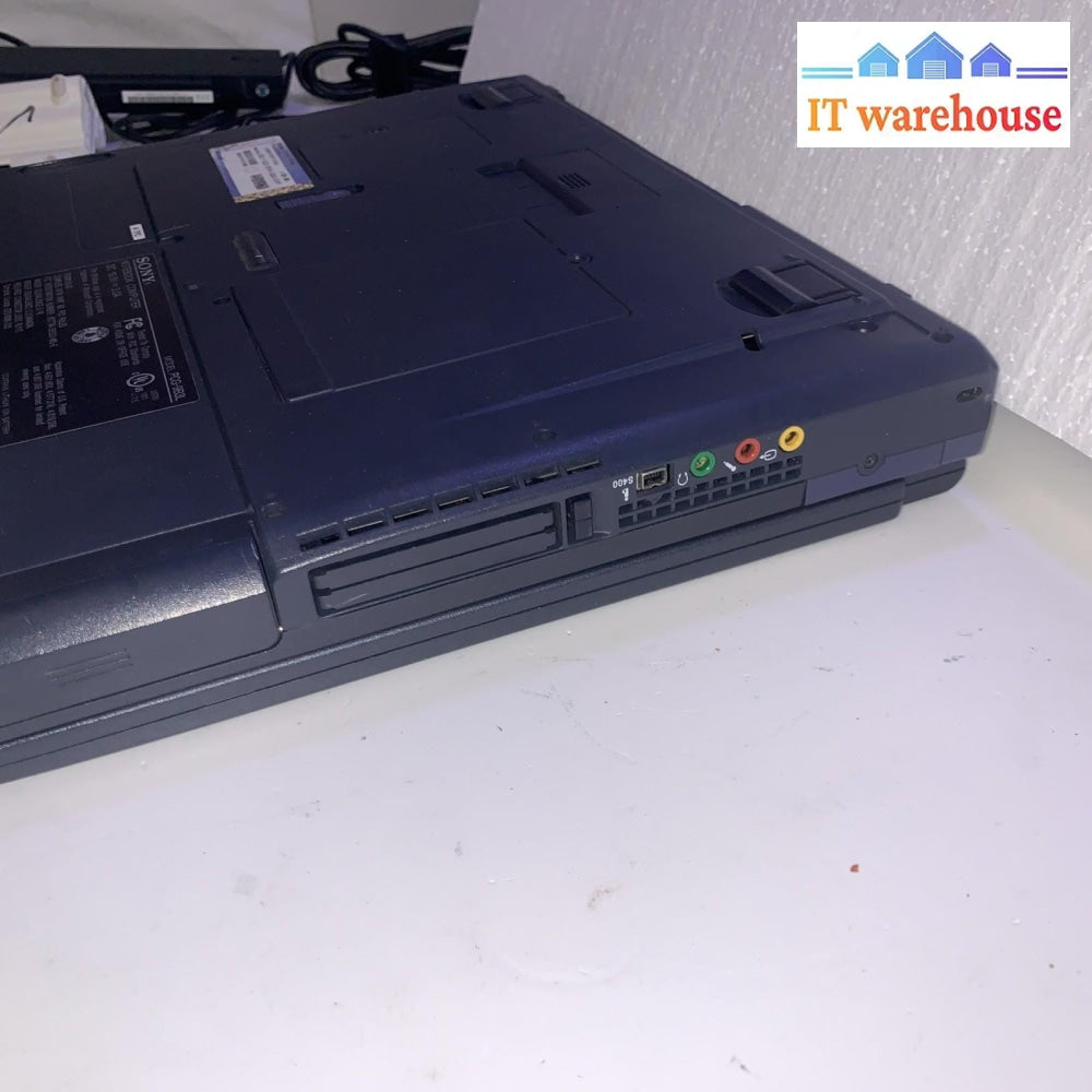 Sony Vaio PCG-9B3L AMD Athlon 4 1000MHz 256MB RAM 20GB HD Windows XP SP3