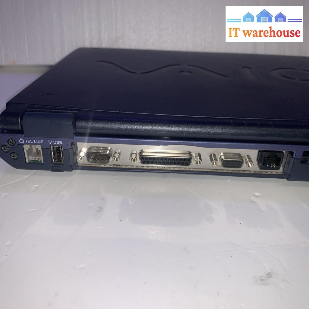 Sony Vaio PCG-9B3L AMD Athlon 4 1000MHz 256MB RAM 20GB HD Windows XP SP3