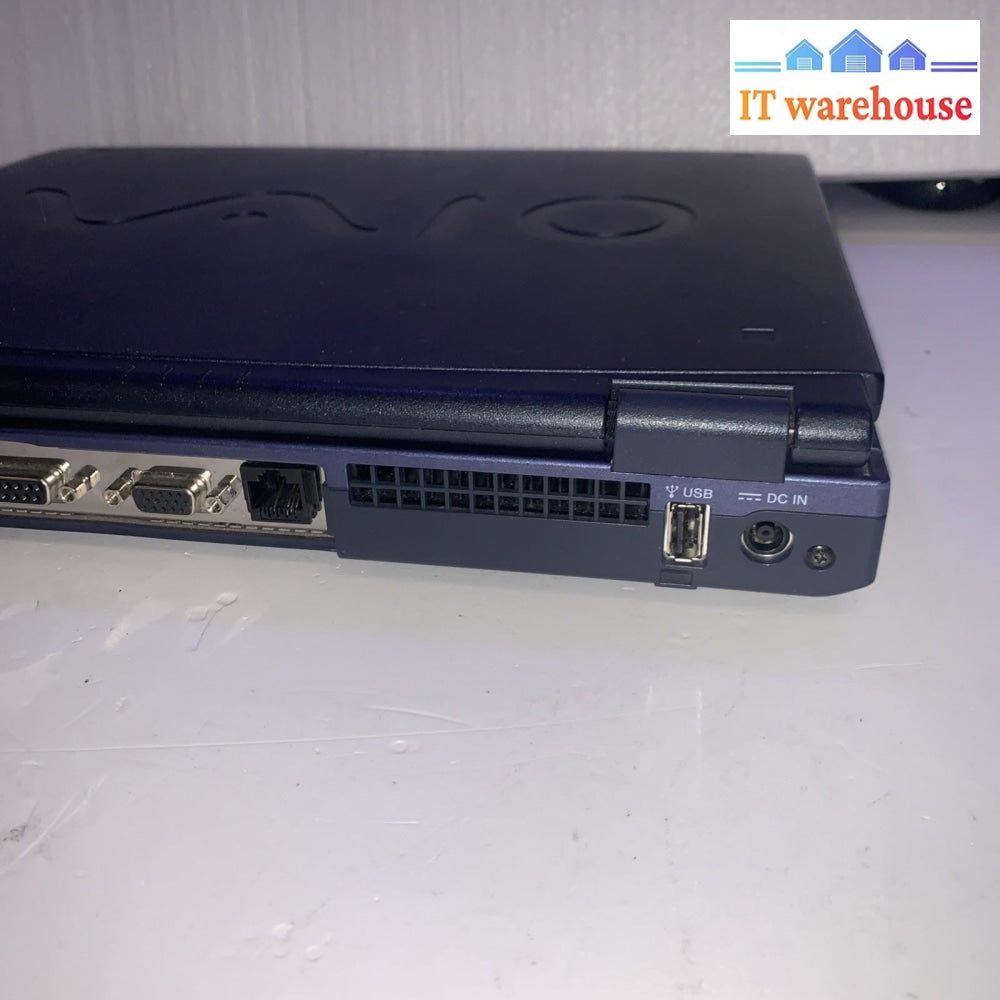 Sony Vaio PCG-9B3L AMD Athlon 4 1000MHz 256MB RAM 20GB HD Windows XP SP3