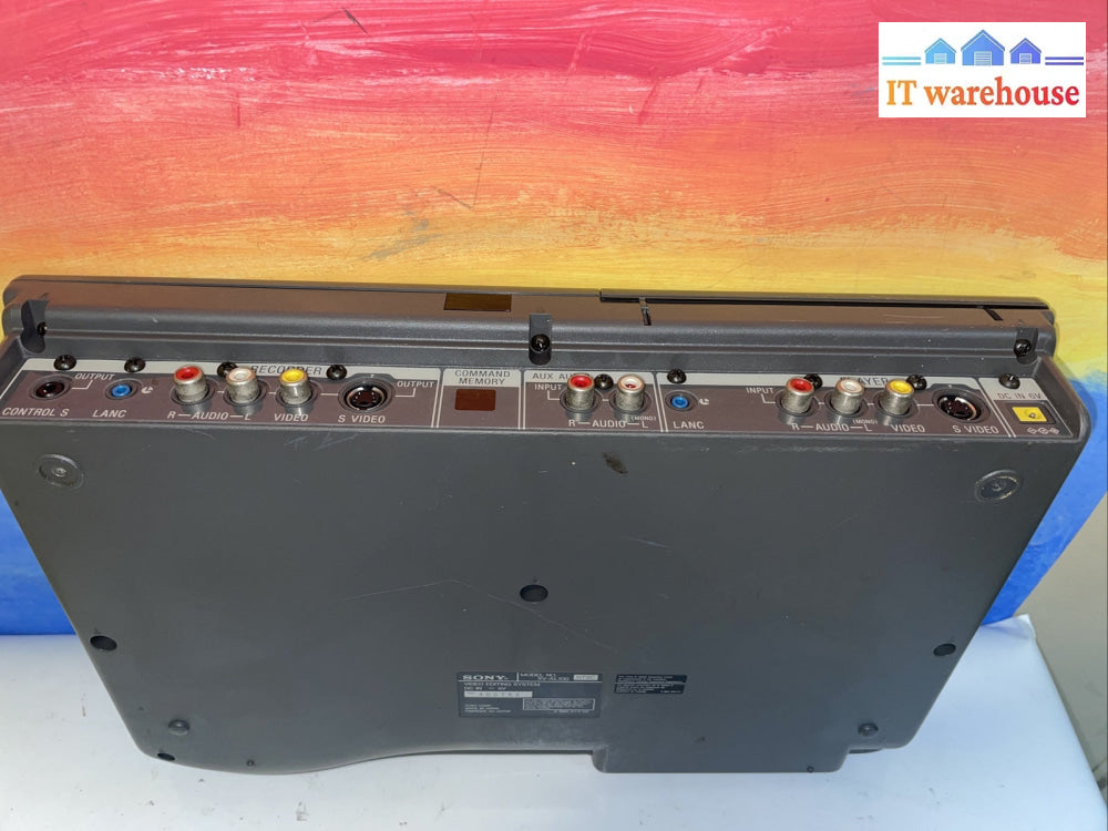 Sony video editing system XV-AL100