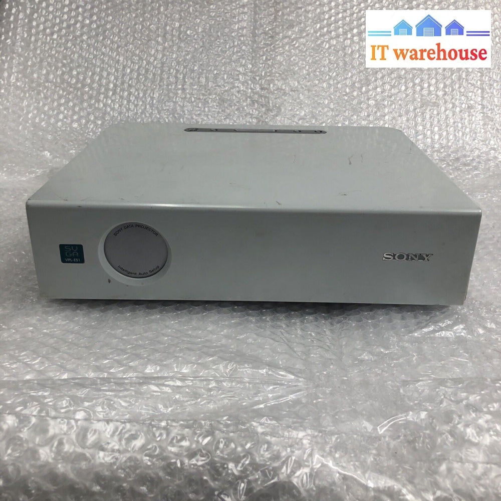 +Sony VPL-ES1 Multimedia Video Projector 979 LAMP HOURS NO REMOTE NO CABLE