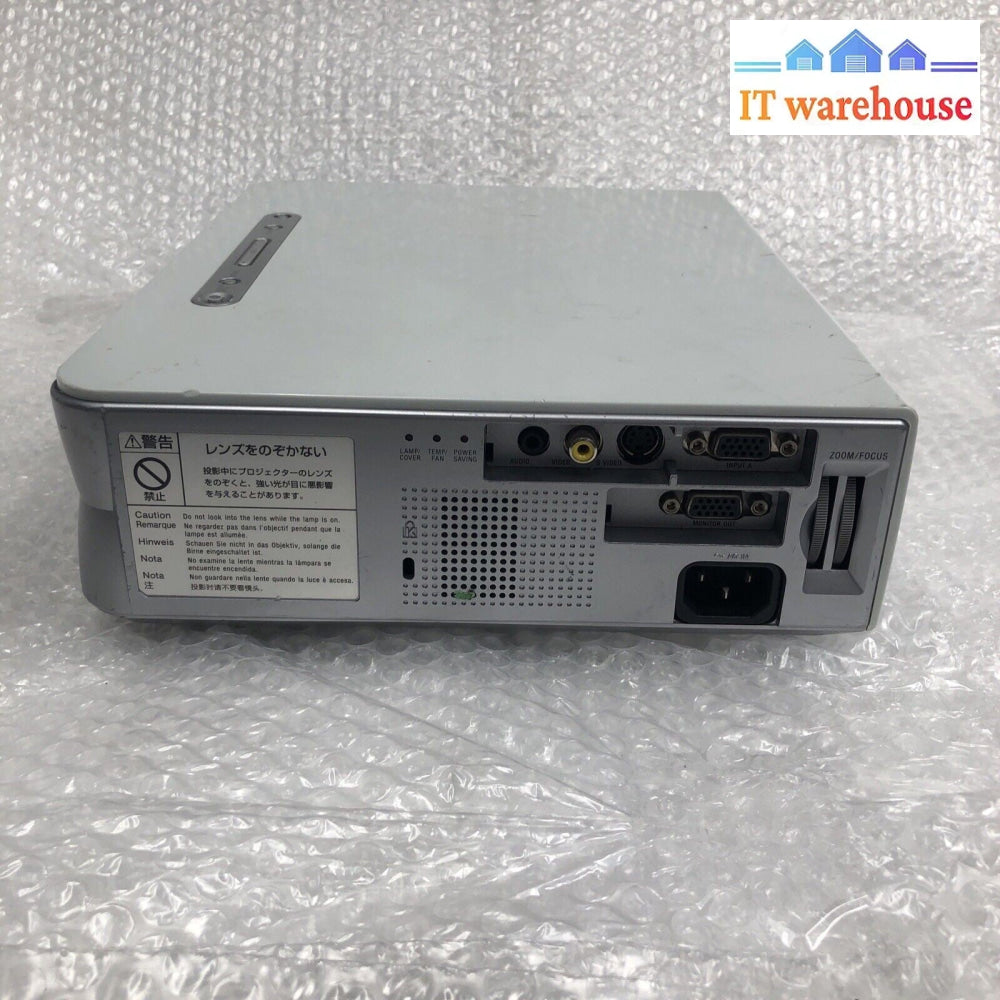 +Sony VPL-ES1 Multimedia Video Projector 979 LAMP HOURS NO REMOTE NO CABLE