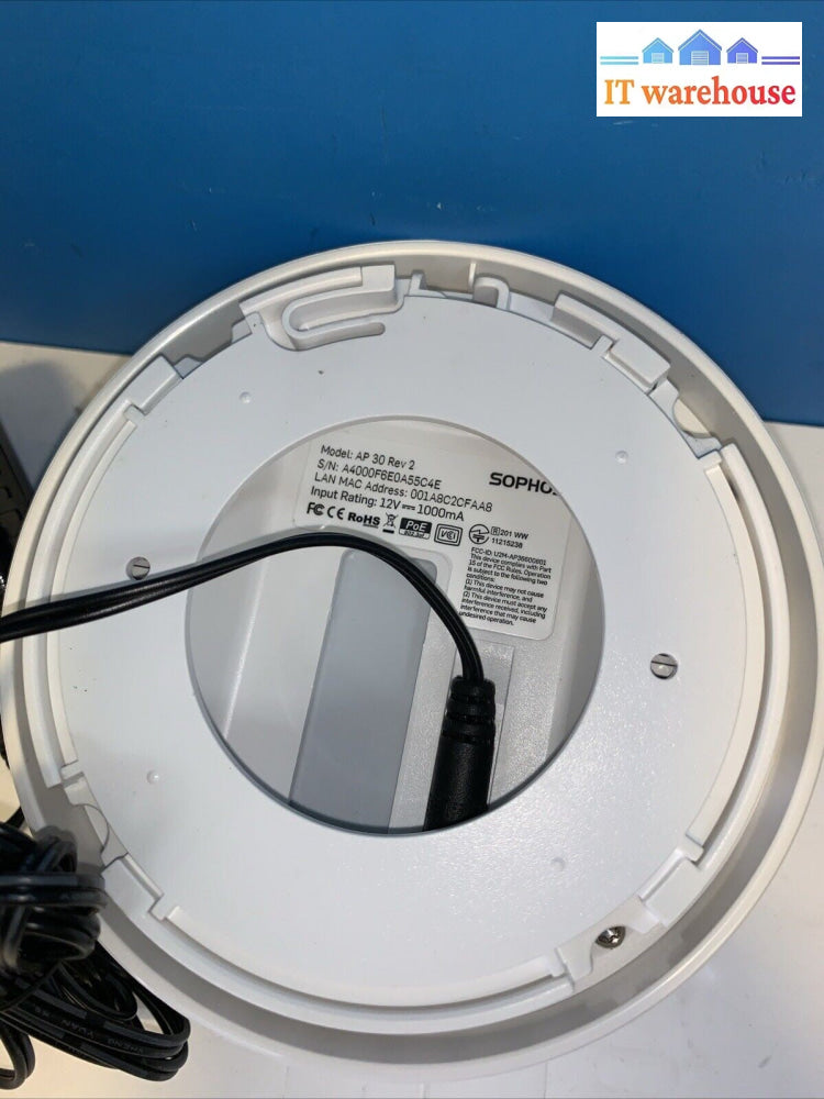 Sophos AP 30 Rev 2 Wireless Access Point WAP Wi-Fi w/ AC Adapter