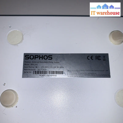 SOPHOS XRP 200 External Redundant Power Supply