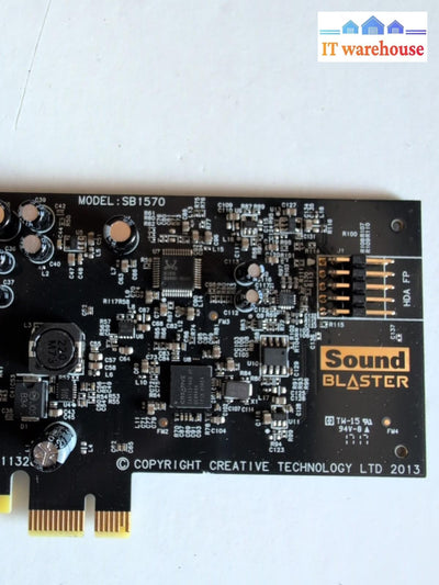 Sound Blaster SB1570 High Quality PCI E Sound Card -