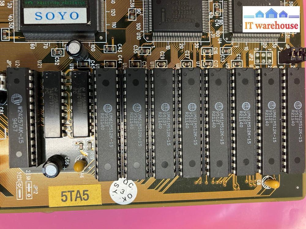~ SOYO COMPUTER SY-05TA2/A5 5TA5 Pentium Motherboard Socket7 Intel SZ967