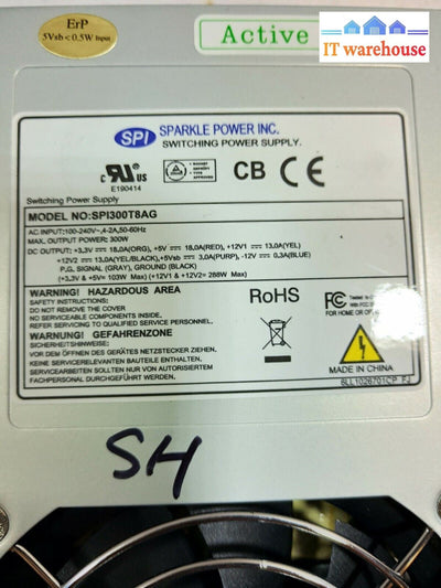SPI 300W SPI300T8AG 24PIN power supply 80 PLUS GOLD For SFF PC (18*9*6.5cm)