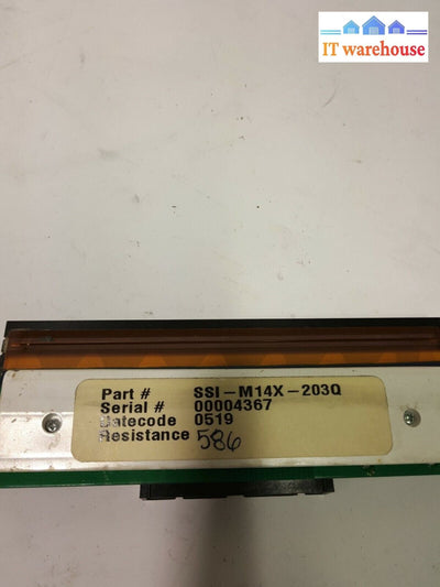 - SSI-M14X 203dpi Printhead for Zebra 105S 105SE S300 S500  