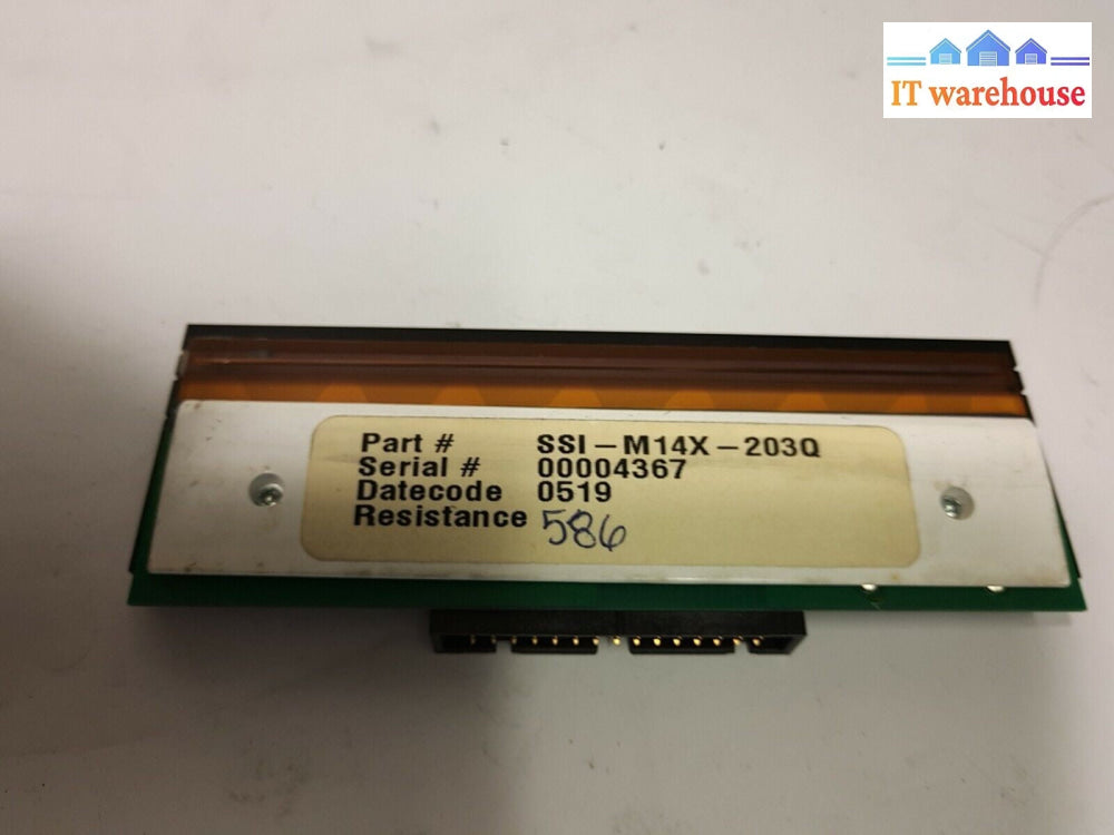 - SSI-M14X 203dpi Printhead for Zebra 105S 105SE S300 S500  