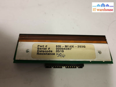 - SSI-M14X 203dpi Printhead for Zebra 105S 105SE S300 S500  