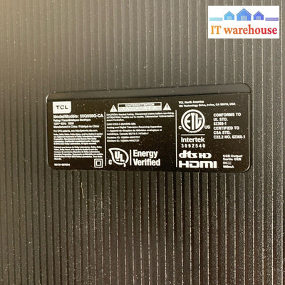 Stand For Tcl Q5 55’ 4K Uhd Hdr Qled Google Tv Smart (55Q550G-Ca)