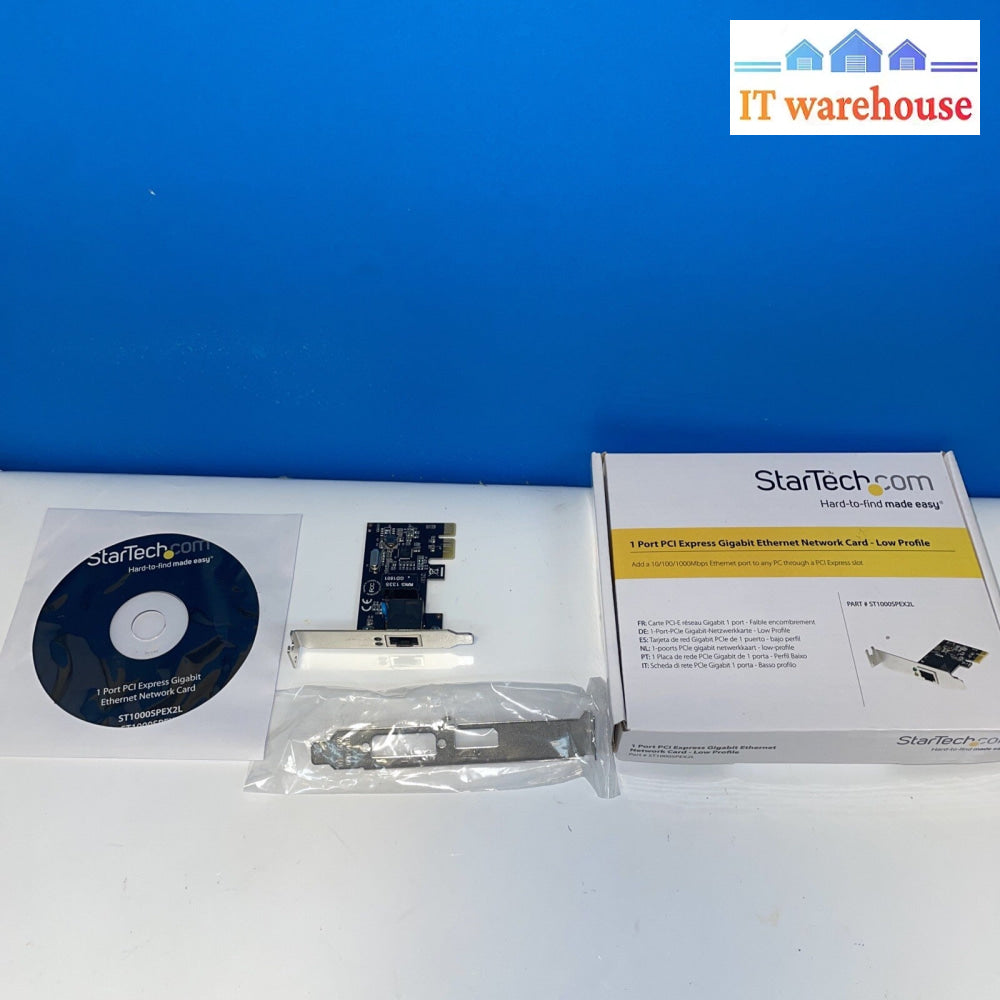 Star Tech PCIe Gigabit Ethernet NIC Network Adapter ST1000SPEX2l