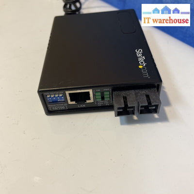 Startech 10/100 Fiber To Ethernet Media Converter Multi Mode Sc 2 Km