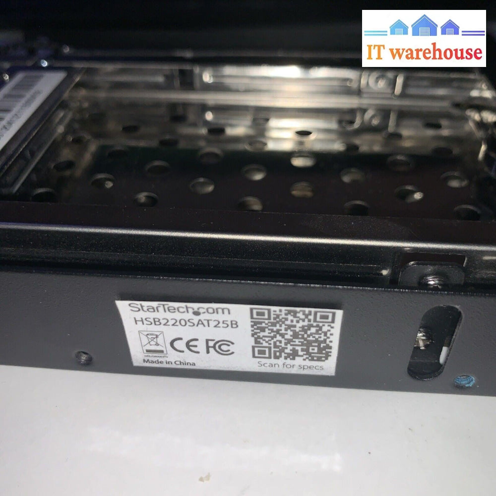 Startech Startech 2 Drive 2.5in Trayless Hot Swap SATA Mobile Rack Backplane