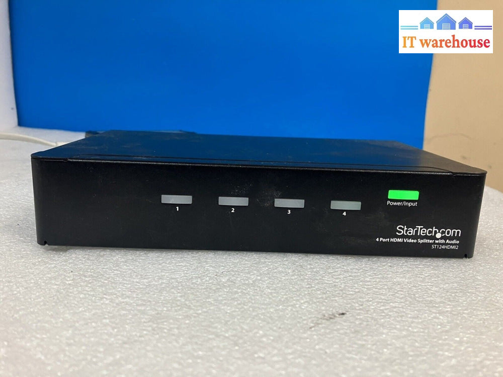 ~ StarTech 4 Port High Speed HDMI Video Splitter With Audio ST124HDMI2 1080P