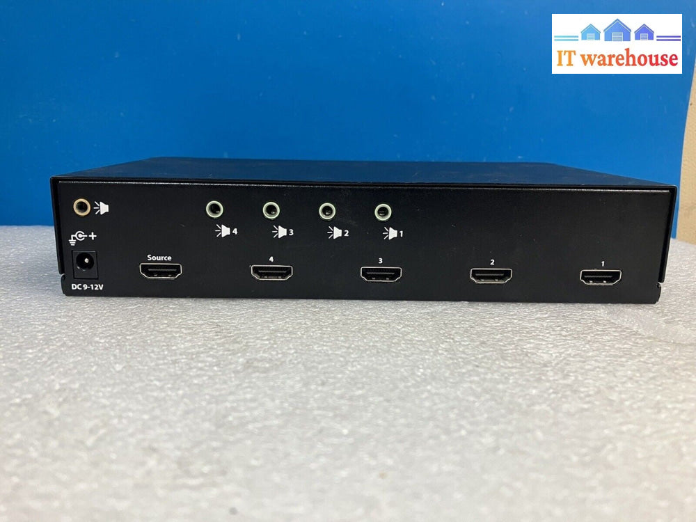 ~ StarTech 4 Port High Speed HDMI Video Splitter With Audio ST124HDMI2 1080P