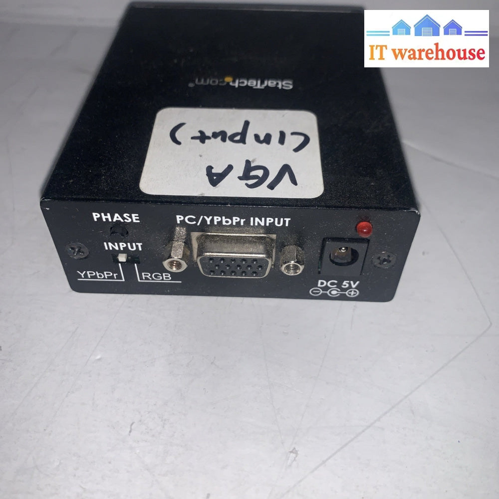 StarTech.com VGA2HD2 Component / VGA to HDMI Video Converter w/ Adapter