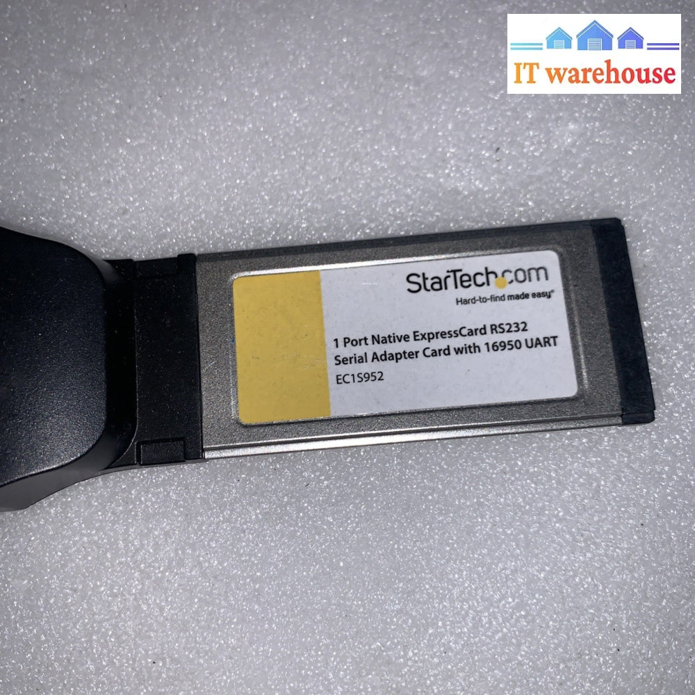 StarTech EC15952 1-Port ExpressCard RS232 Serial Adapter Card w/ 16950 UART