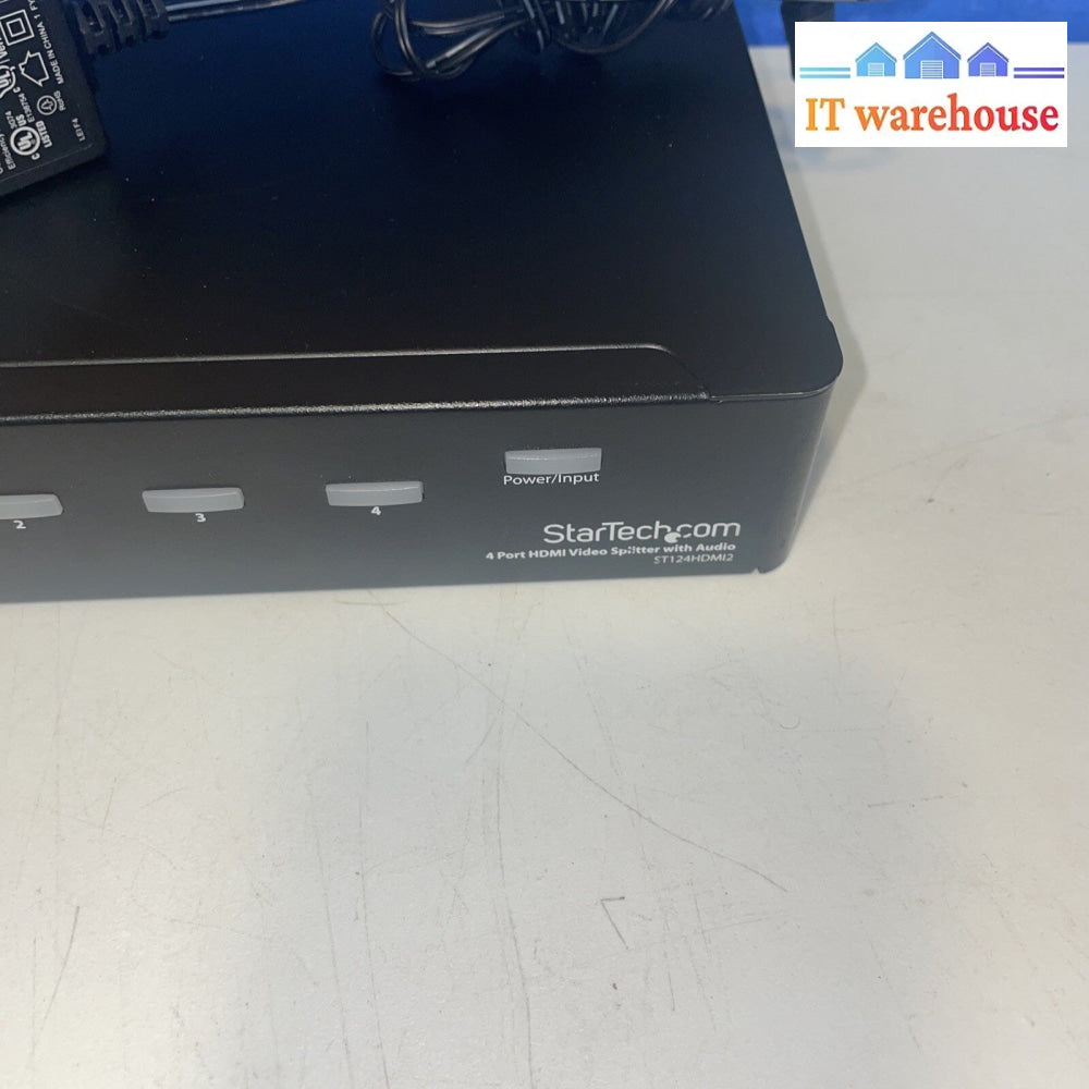 StarTech ST124HDMI2 HDMI Splitter 1 In 4 Out - 1080p - 4 Port