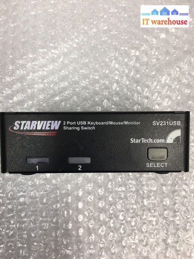 - Startech Sv231Usb 2-Port Usb Kvm Switch W/ Adapter @@@