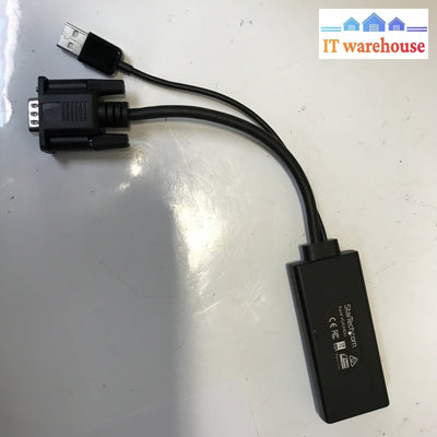 StarTech VGA to HDMI Adapter with USB Audio Power (VGA2HDU)
