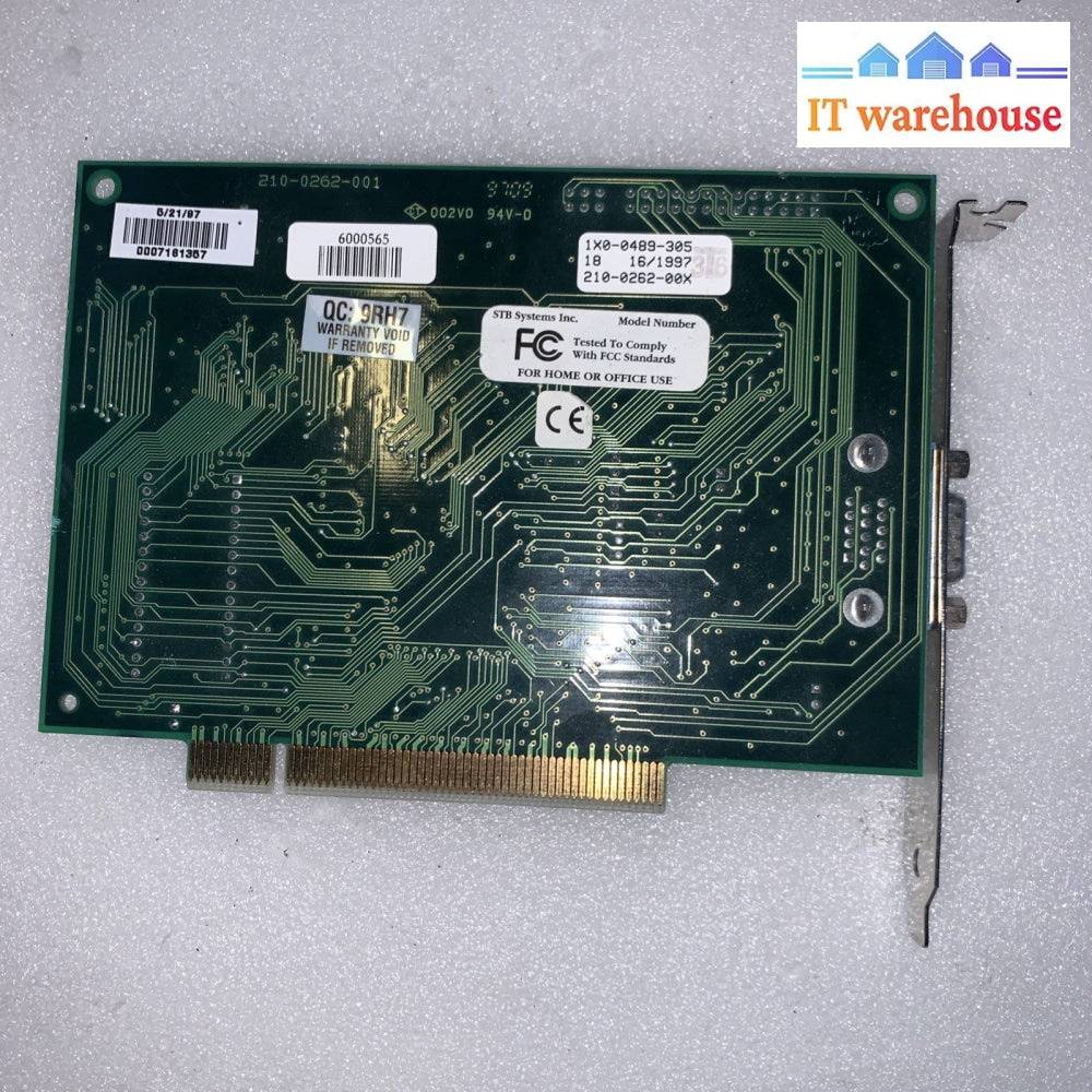 STB Systems S3 ViRGE/GX 4MB PCI VGA Graphics Card 86C385 Vintage 1997 GPU