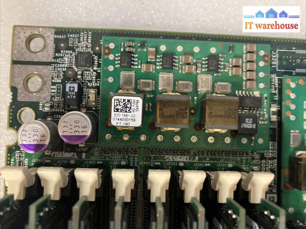 SUN 501-7502-02 Sunfire Motherboard With CPU & (16x 2GB) RAM & 501-7764-03 Card