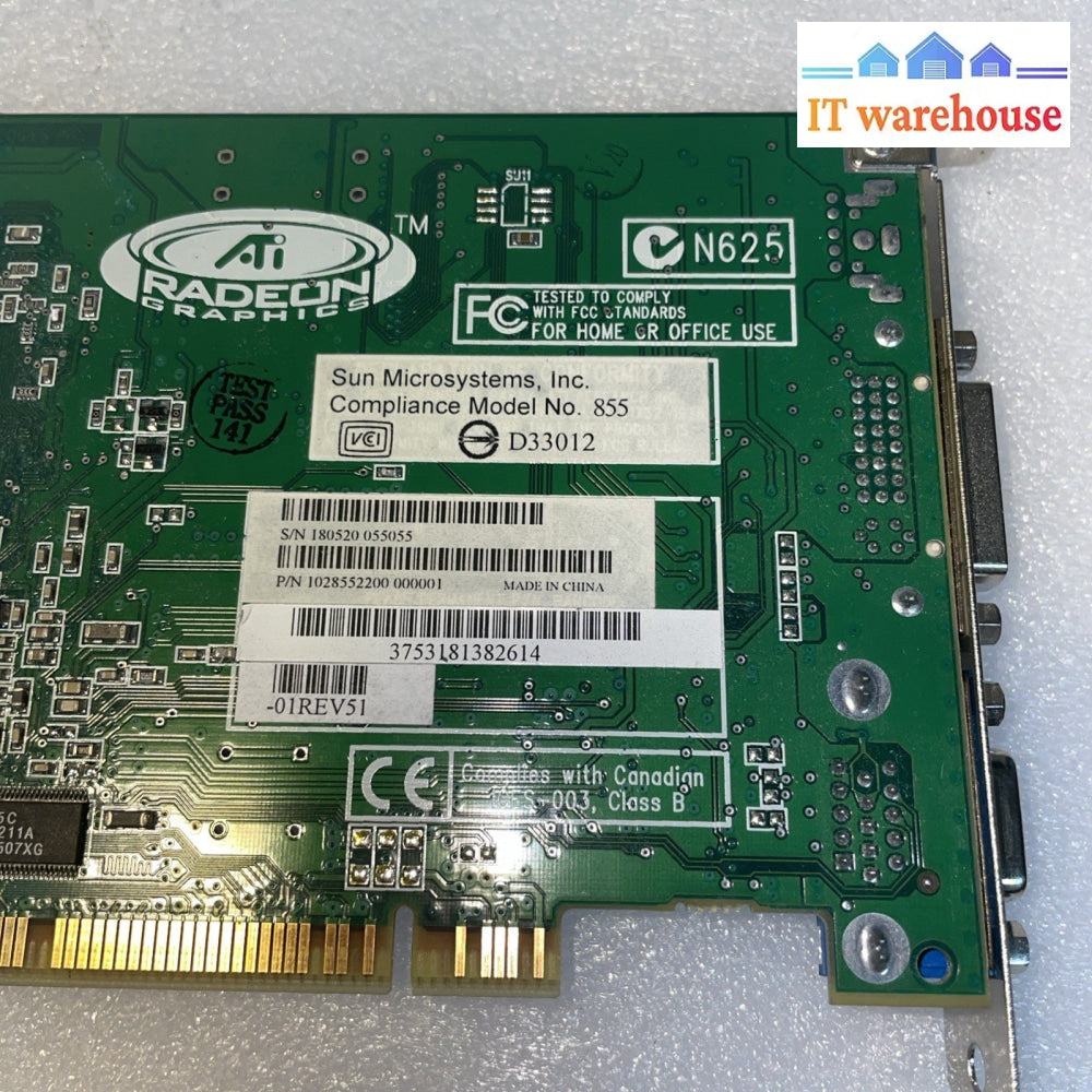 Sun Microsystems 855  1028502200 Video Card