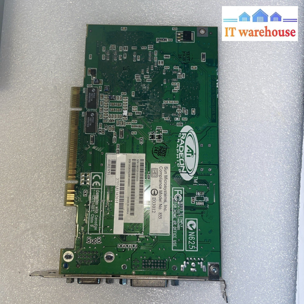 Sun Microsystems 855  1028502200 Video Card
