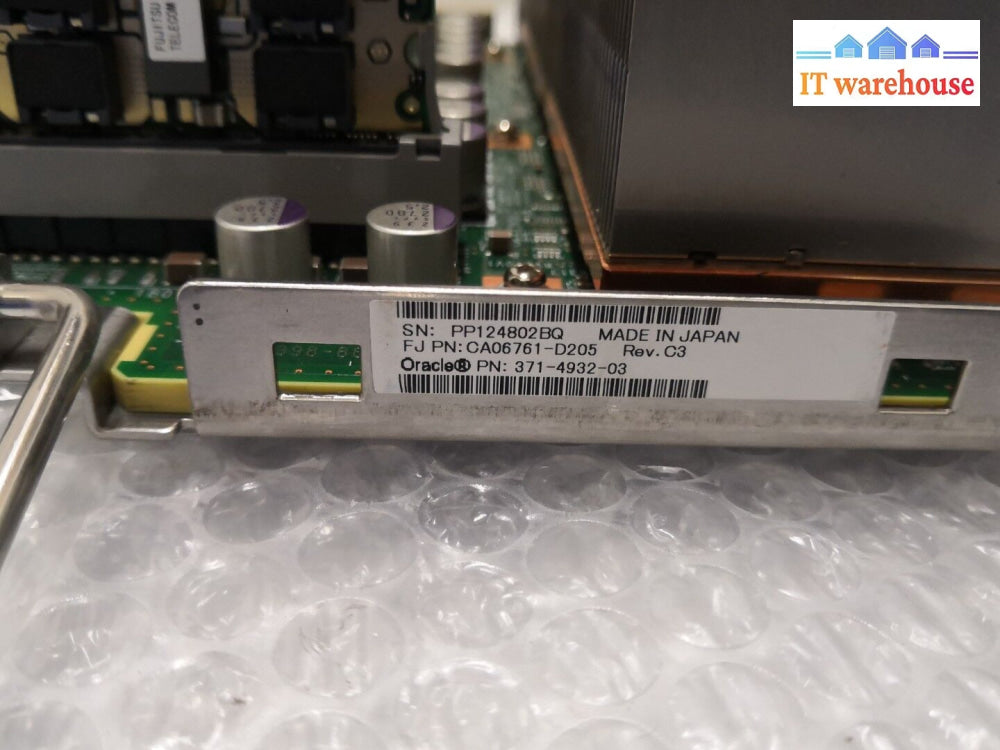 + Sun Oracle 371-4932-03 Fujitsu Ca06761-D205 Cpu Module Ca25398-B81230