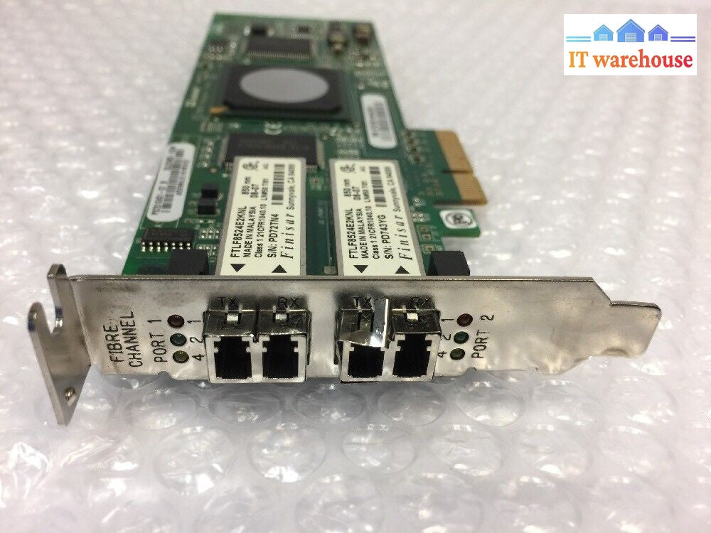 - Sun Qlogic 375-3356-02 Rev 51 PCI-E Dual Port FC Host Adapter  