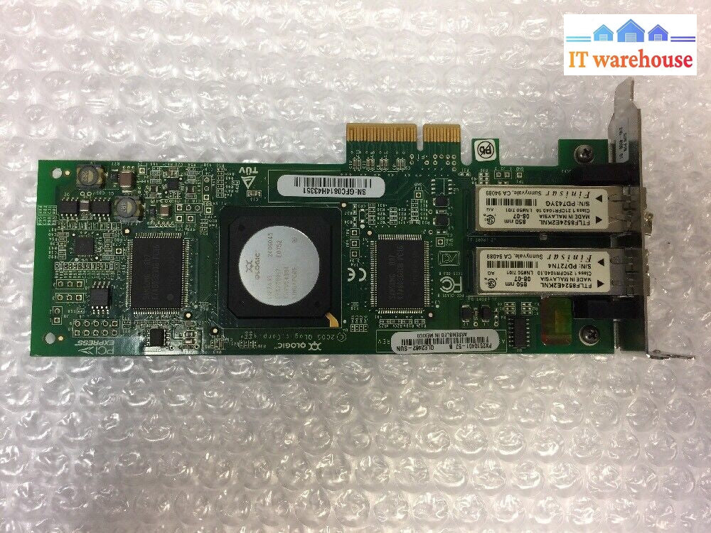 - Sun Qlogic 375-3356-02 Rev 51 Pci-E Dual Port Fc Host Adapter
