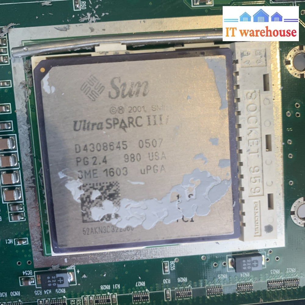 SUN Ultra SPARC IIIi D4308645 PG 2.4 980 SME 1603 UPGA  Processor CPU