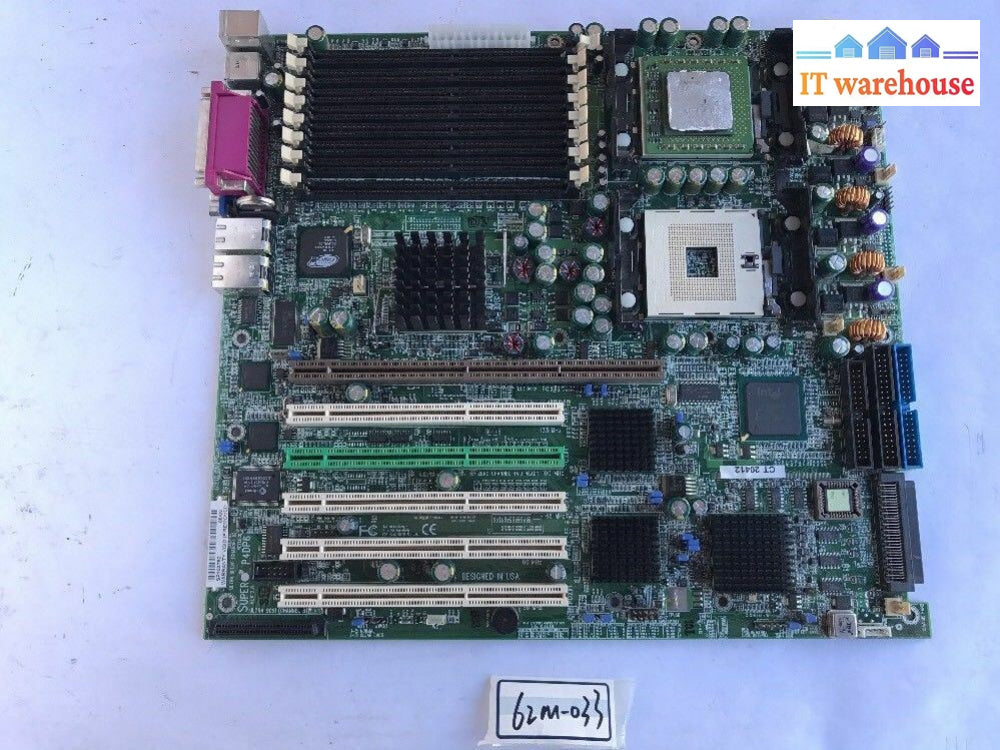 - Super Micro Computer P4Dp6 Socket 603 Dual Cpu @@@