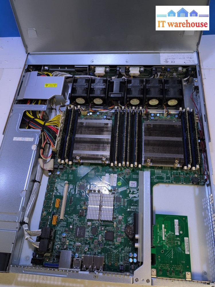 Supermicro 113-6 X10DDW-i Server Dual Xeon E5-2640 V3/128GB RAM/8x Caddy/Rails -
