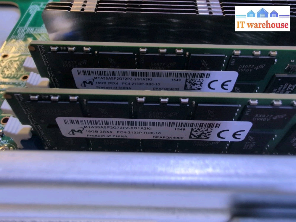 Supermicro 113-6 X10DDW-i Server Dual Xeon E5-2640 V3/128GB RAM/8x Caddy/Rails -