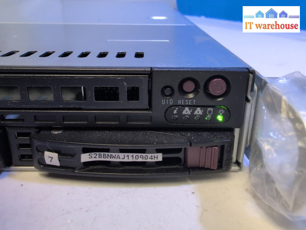 Supermicro 113-6 X10DDW-i Server Dual Xeon E5-2640 V3/128GB RAM/8x Caddy/Rails -