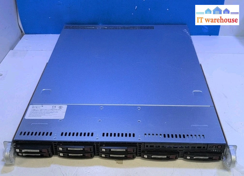 Supermicro 113-6 X10DDW-i Server Dual Xeon E5-2640 V3/128GB RAM/8x Caddy/Rails -