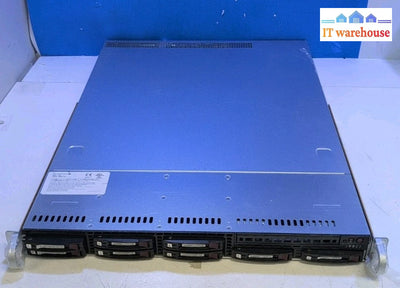 Supermicro 113-6 X10DDW-i Server Dual Xeon E5-2640 V3/128GB RAM/8x Caddy/Rails -