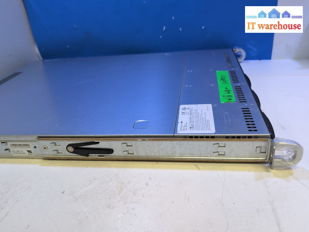 Supermicro 113-6 X10DDW-i Server Dual Xeon E5-2640 V3/128GB RAM/8x Caddy/Rails -