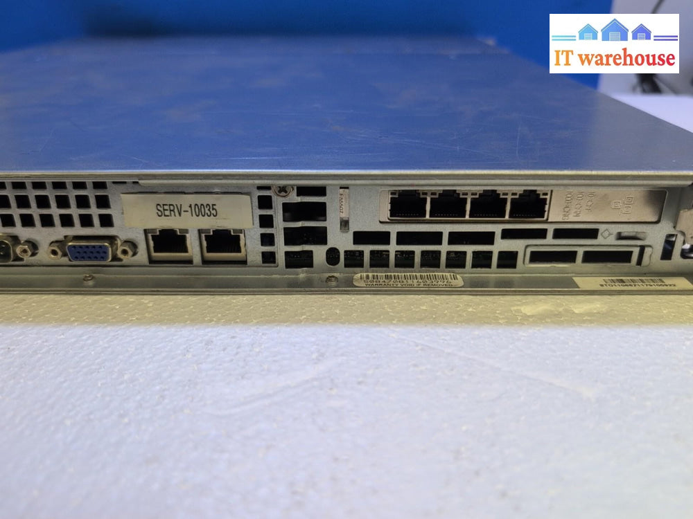 Supermicro 1U Server X9SCM X9SCL-F Xeon E3-1240 3.3ghz/32GB Ram/ 4x HDD Caddy -