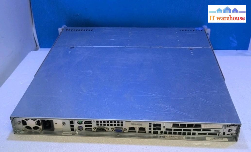 Supermicro 1U Server X9SCM X9SCL-F Xeon E3-1240 3.3ghz/32GB Ram/ 4x HDD Caddy -