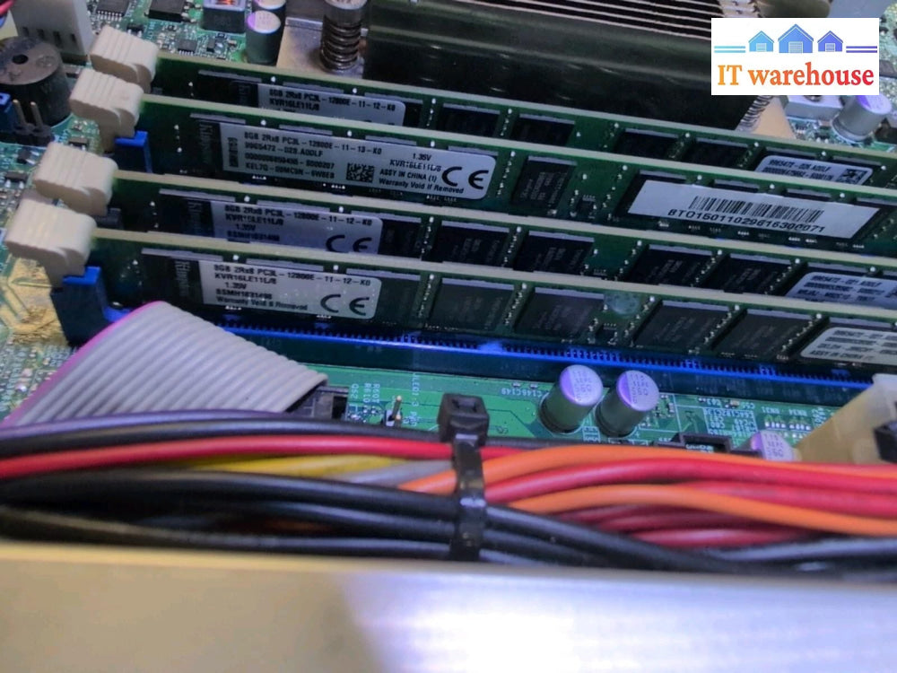 Supermicro 1U Server X9SCM X9SCL-F Xeon E3-1240 3.3ghz/32GB Ram/ 4x HDD Caddy -