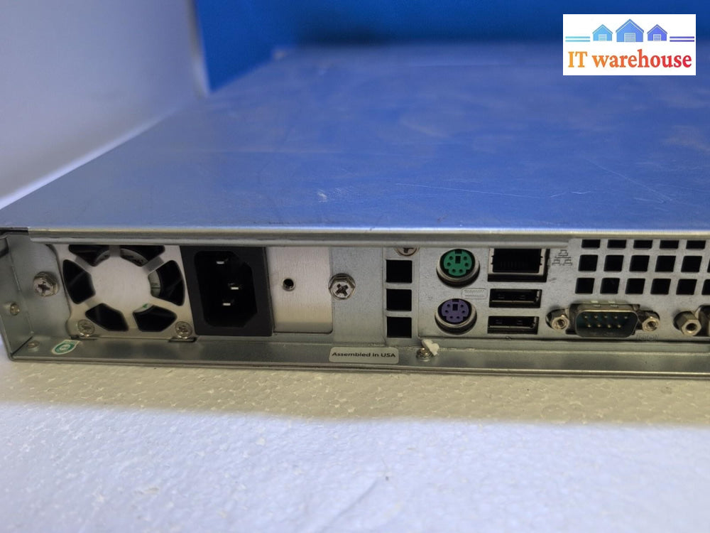 Supermicro 1U Server X9SCM X9SCL-F Xeon E3-1240 3.3ghz/32GB Ram/ 4x HDD Caddy -