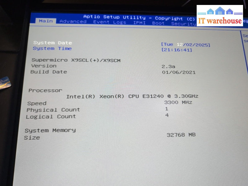 Supermicro 1U Server X9SCM X9SCL-F Xeon E3-1240 3.3ghz/32GB Ram/ 4x HDD Caddy -