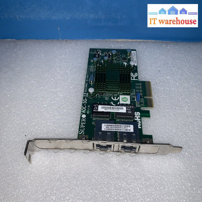 Supermicro AOC-SG-I2 E157872 94V-0 Dual Network Adapter Card