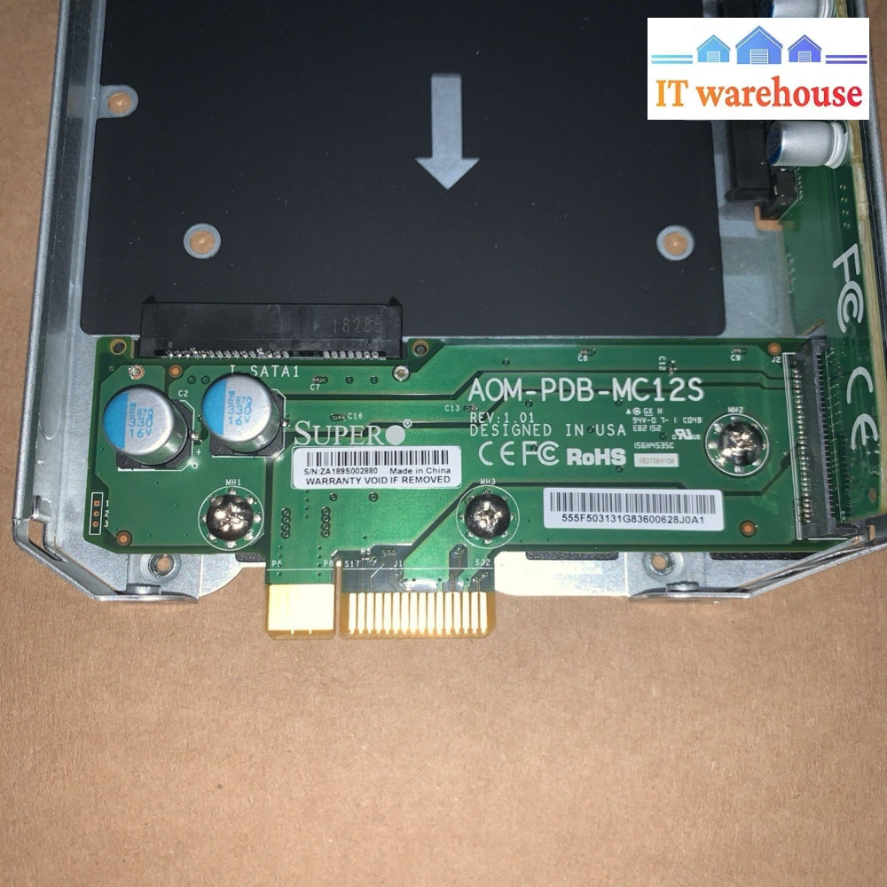 Supermicro MicroCloud SYS-5039MS-H12TRF 12-Node (24x 16GB DDR4, 12x E3-1240V6)
